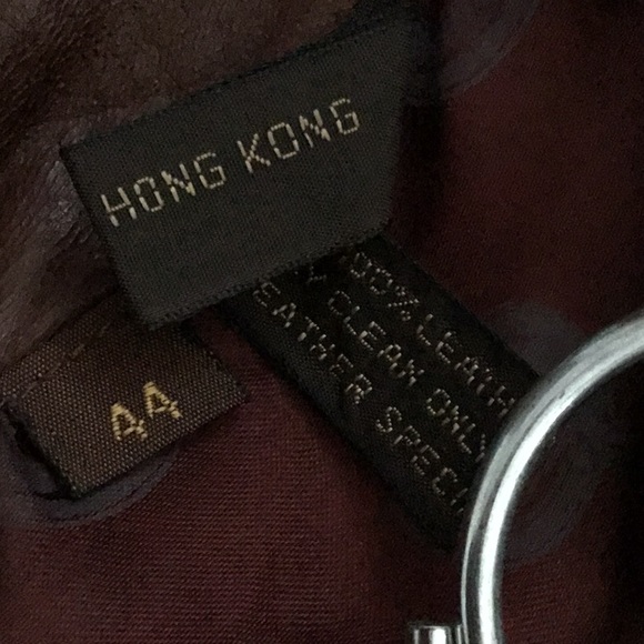 100% genuine Leather brown Jacket size L - Picture 6 of 8